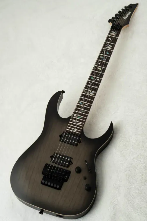 Ibanez j.custom RG8620AH Anvil Gray Burst Flat 实物图