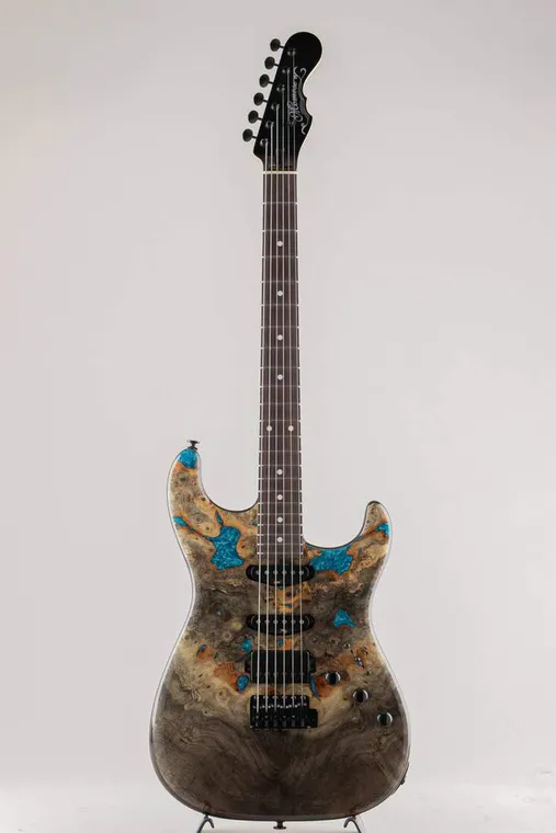 Momose MC1-CTM/BEB/R Buckeye Burl Resin 实物图