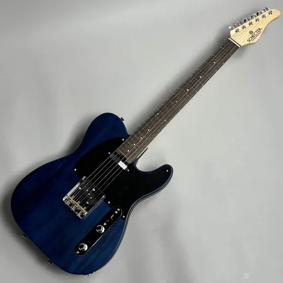 Schecter L-S-PT-AS/R See-Through Blue 实物图