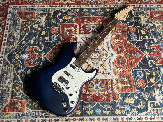 Schecter PS-S-ST-4-AL-N/R Deep Blue 实物图
