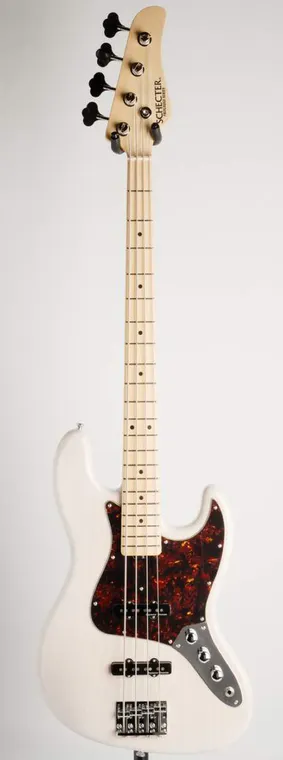 Schecter PS-JB-AS-MAB See-Through White 实物图