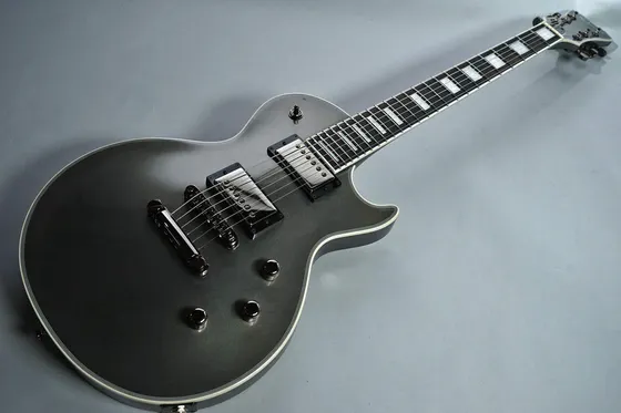 Schecter L-LP-24-CTM/E Skyline Grey Metallic 实物图