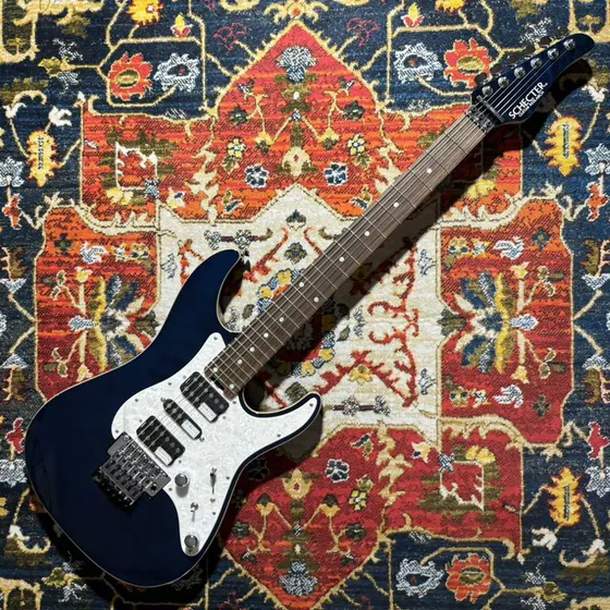 Schecter SD-2-24-AL/R BLU Blue 实物图