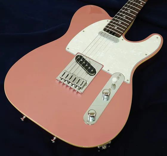 Schecter PS-PT-N/RPM/R Rose Pink Metallic 实物图
