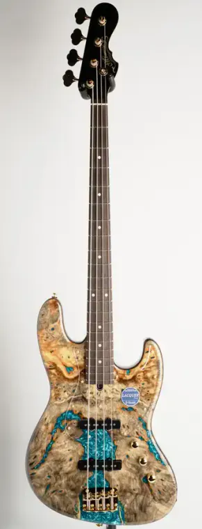 Momose MJ1-CTM Buckeye Burl Natural 实物图