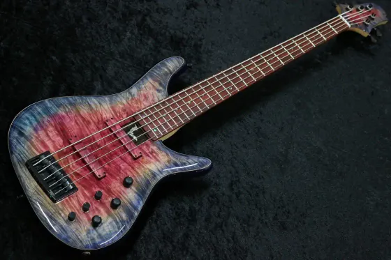 Sugi Custom Order NB5C A 432 Premium Burl Maple/Alder · Tyrian Purple Tyrian Purple 实物图