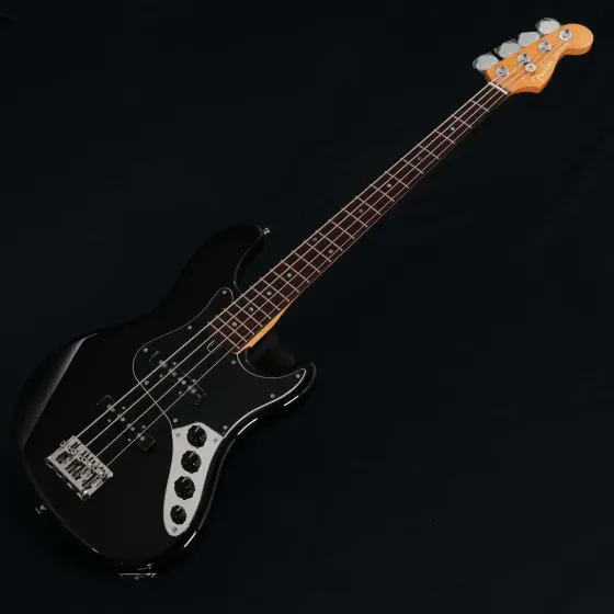 Fender Made in Japan Limited Active Modern Jazz Bass Black 实物图