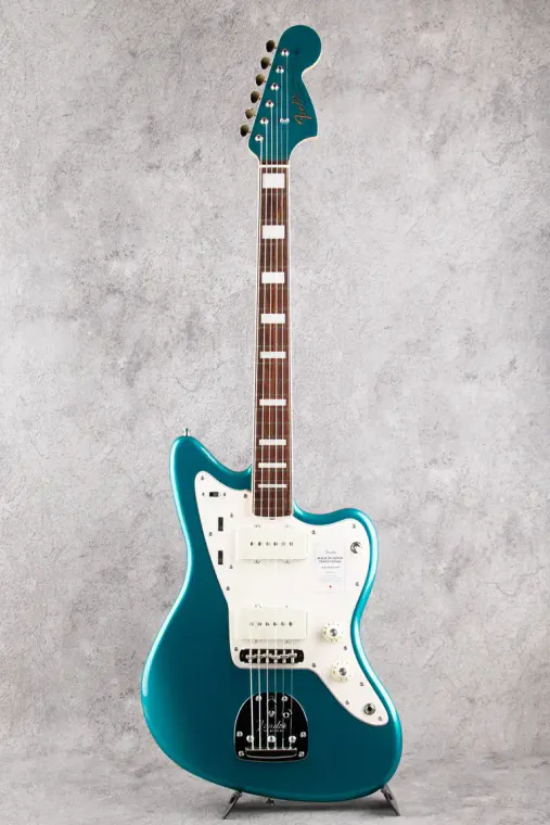 Fender Made in Japan Traditional Late 60s Jazzmaster Ocean Turquoise Metallic 实物图