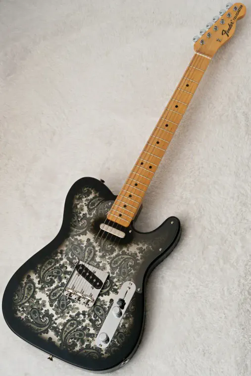 Fender Made in Japan Limited Telecaster Black Paisley 实物图