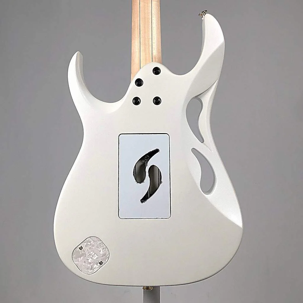 Ibanez PIA3761-SLW · Stallion White · Body back and Petal Grip