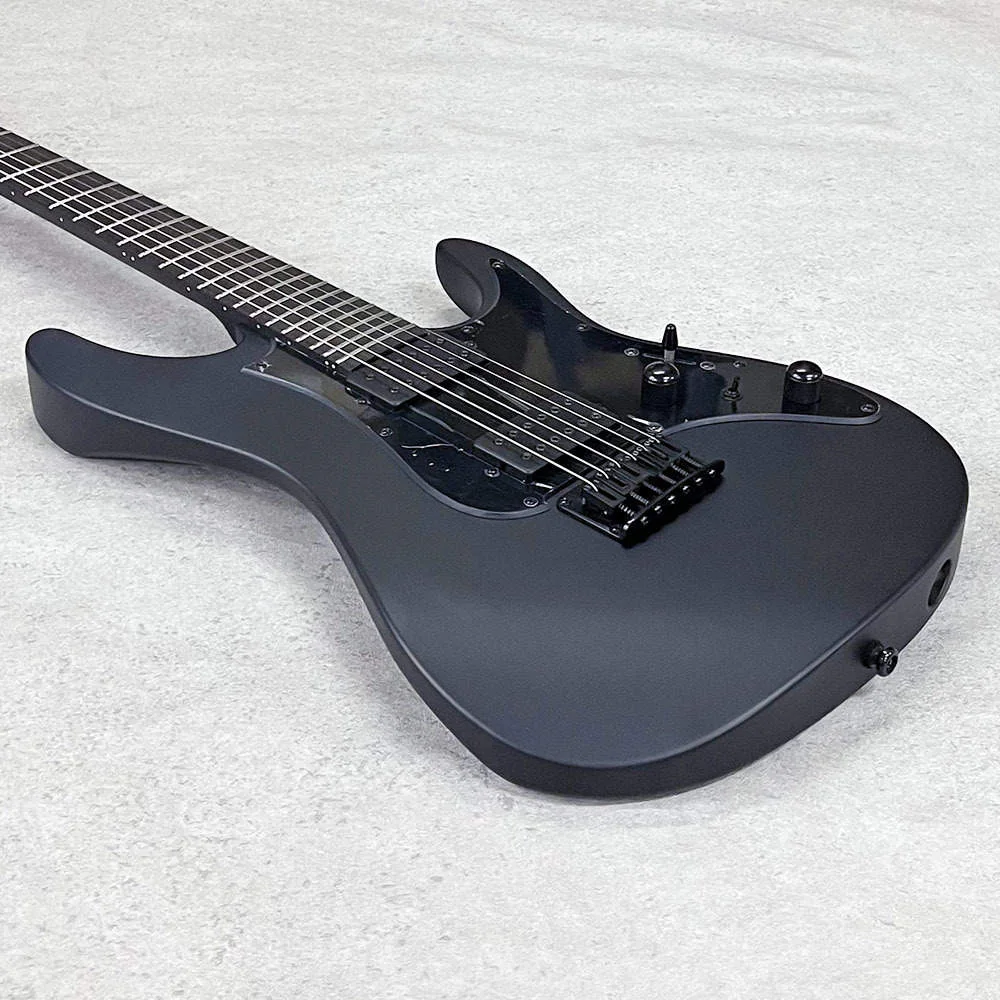 Ibanez AZ41B1-BKF · Black Flat · Angled body view