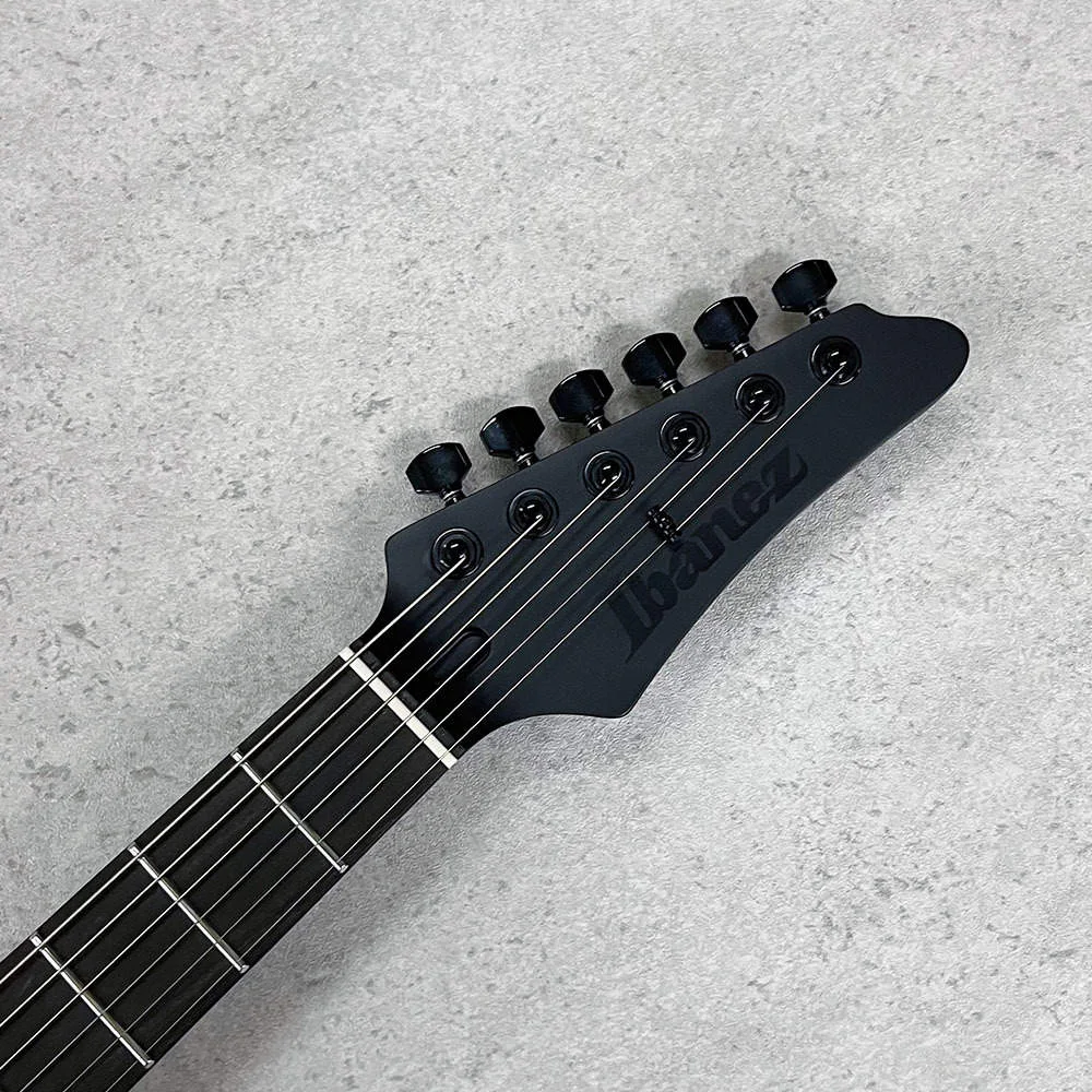 Ibanez AZ41B1-BKF · Black Flat · Headstock front