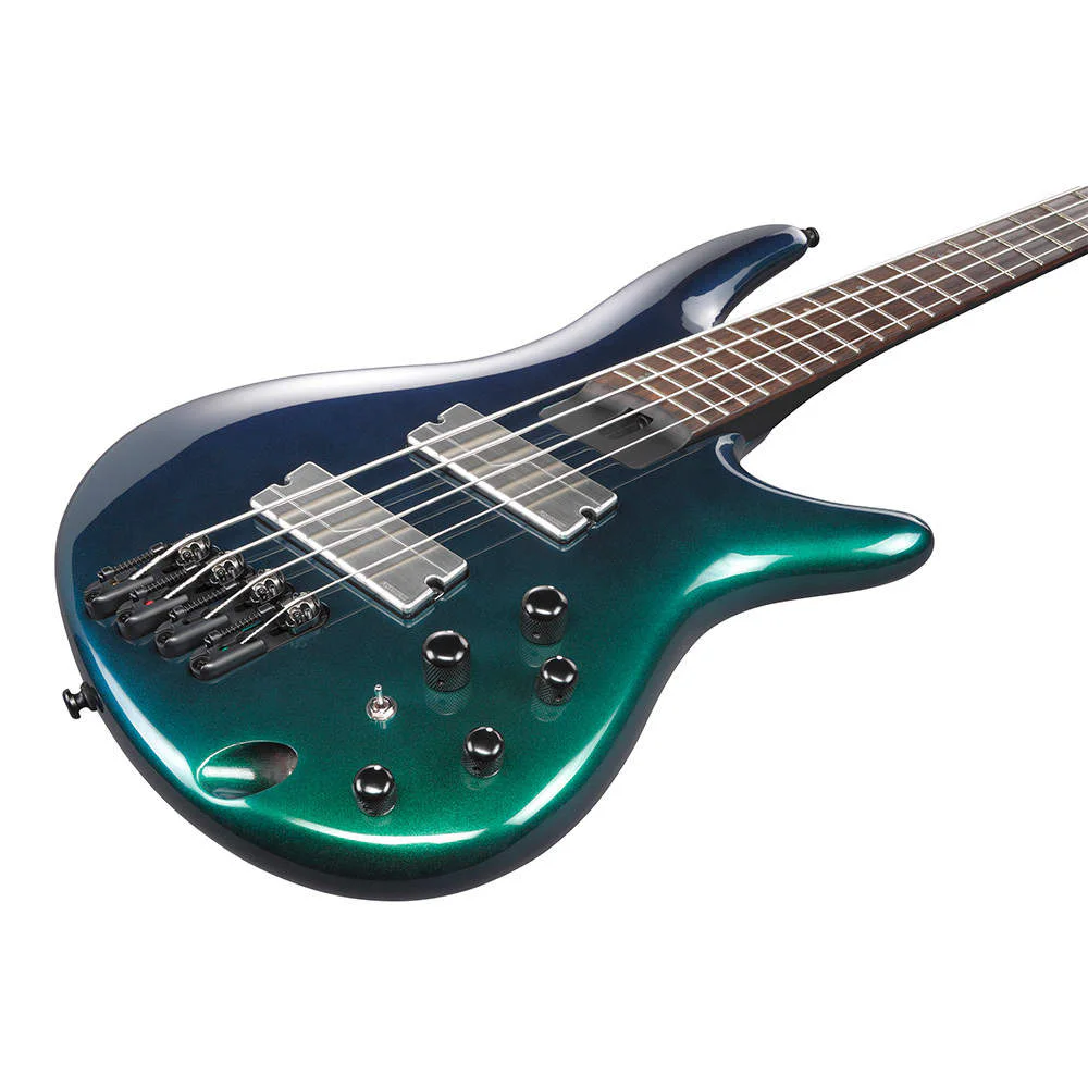 Ibanez SRMS720-BCM · Blue Chameleon · Model reference: angled body view