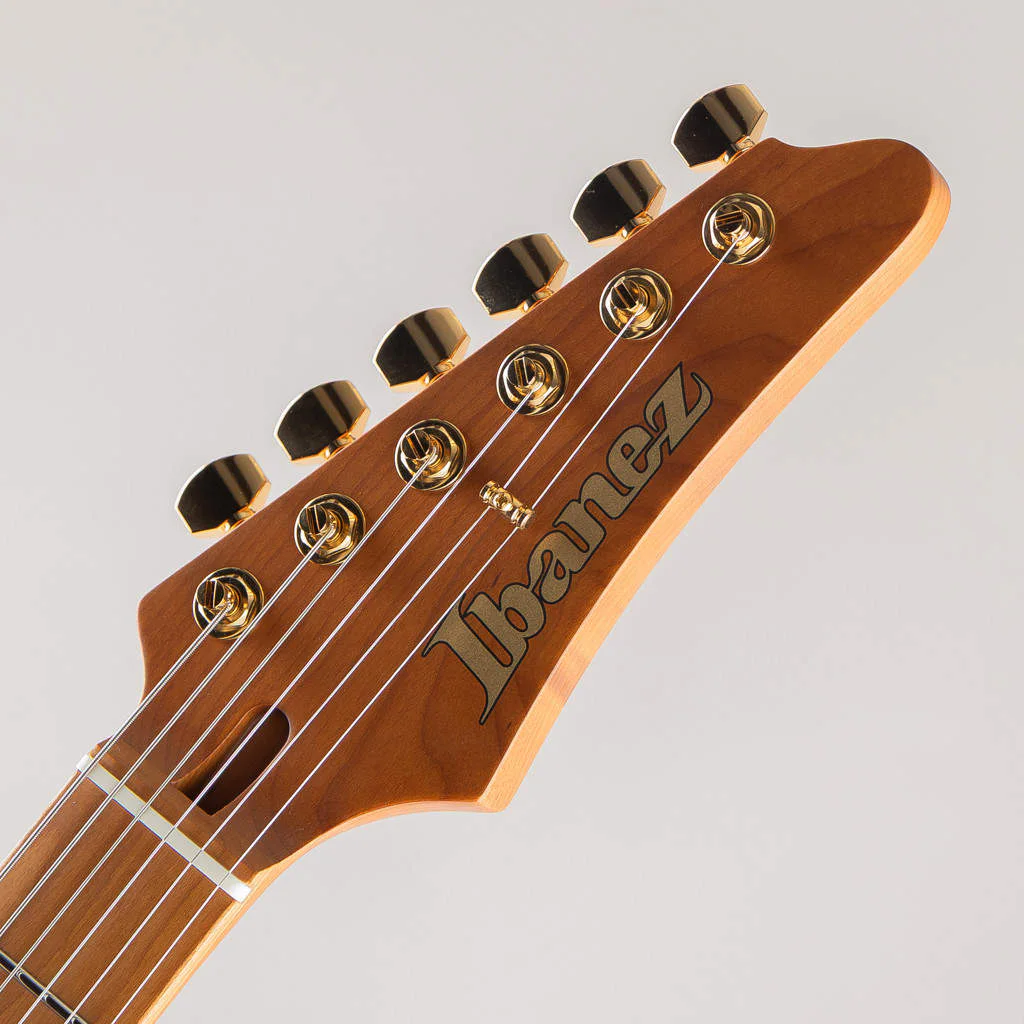 Ibanez AZ2204AG-TGB · Transparent Gray Burst · Actual instrument: headstock front