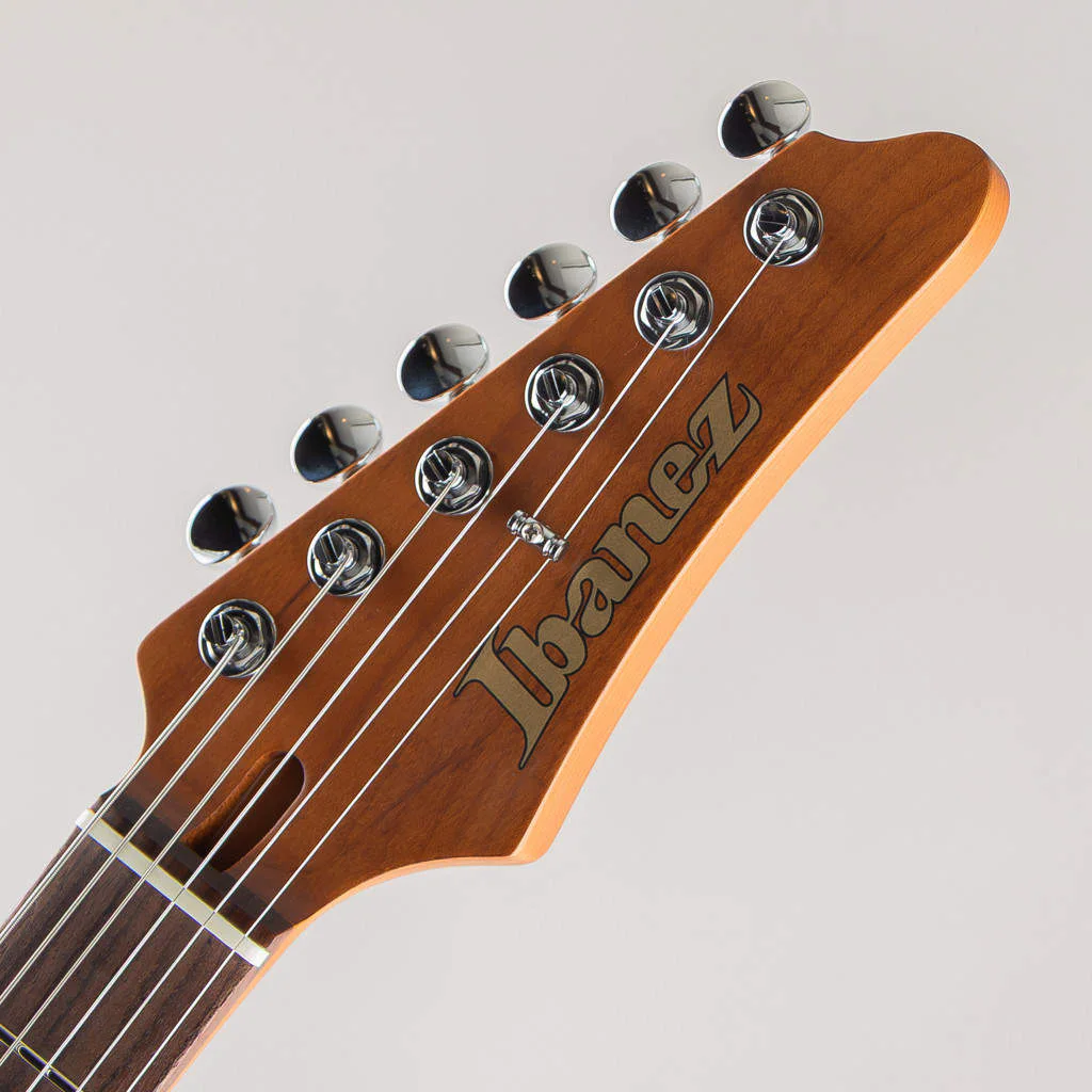Ibanez AZ2204NW-DTB · Dark Tide Blue · Actual instrument: headstock front