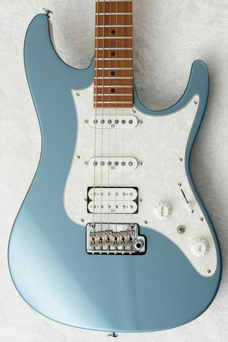 Ibanez AZ2204-ICM · Ice Blue Metallic · Actual instrument: body front