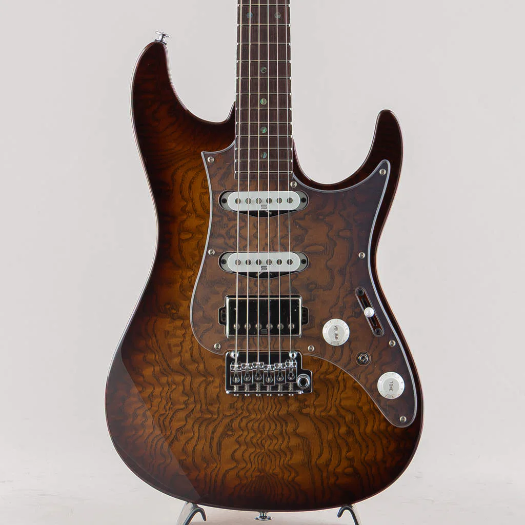 Ibanez AZ2204NJA-TS · Tobacco Sunburst · Actual instrument: body front