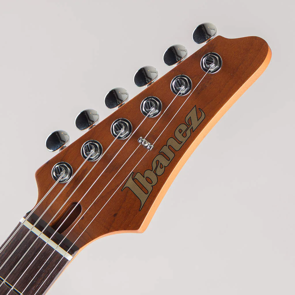 Ibanez AZ2204NJA-TS · Tobacco Sunburst · Actual instrument: headstock front