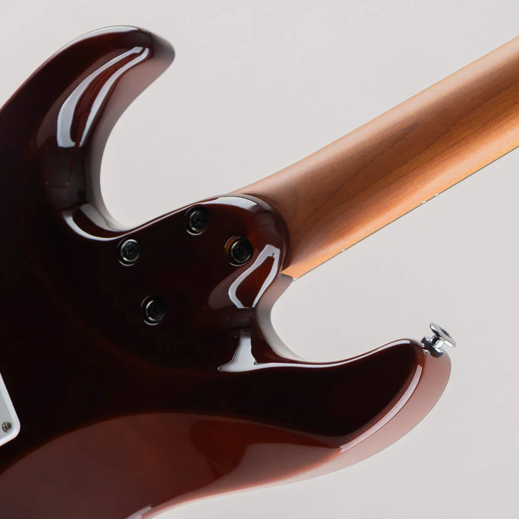 Ibanez AZ2204NJA-TS · Tobacco Sunburst · Actual instrument: neck joint and rear contour