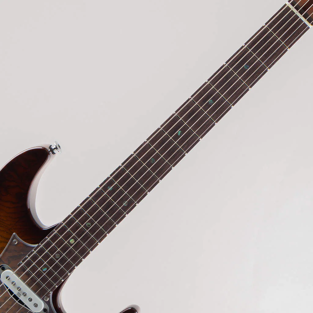 Ibanez AZ2204NJA-TS · Tobacco Sunburst · Actual instrument: neck and fingerboard front