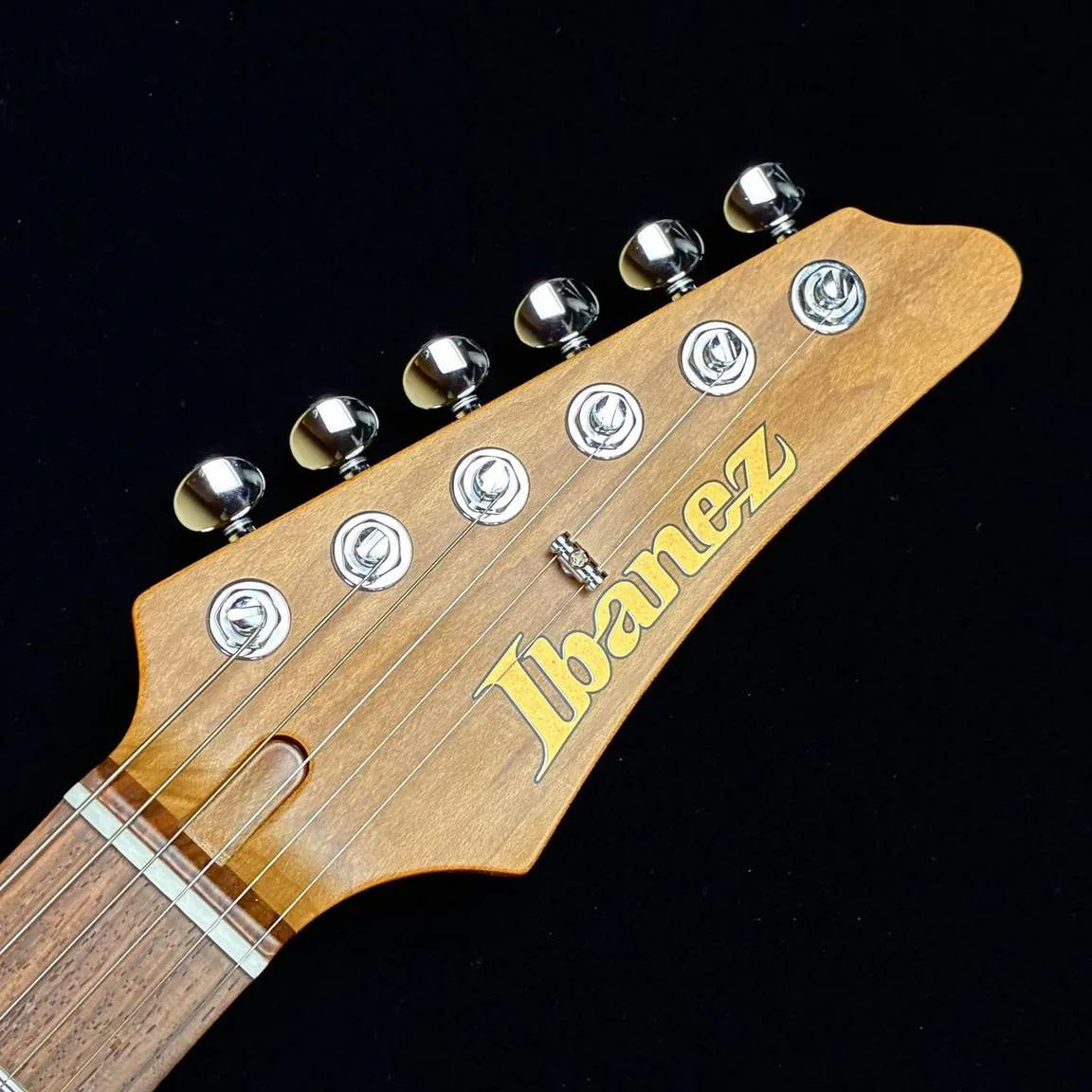 Ibanez AZ2204NW-MGR · Mint Green · Actual instrument: headstock front
