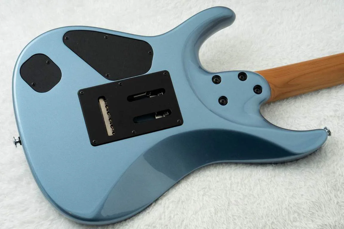 Ibanez AZ2402-ICM · Ice Blue Metallic · Actual instrument: body back