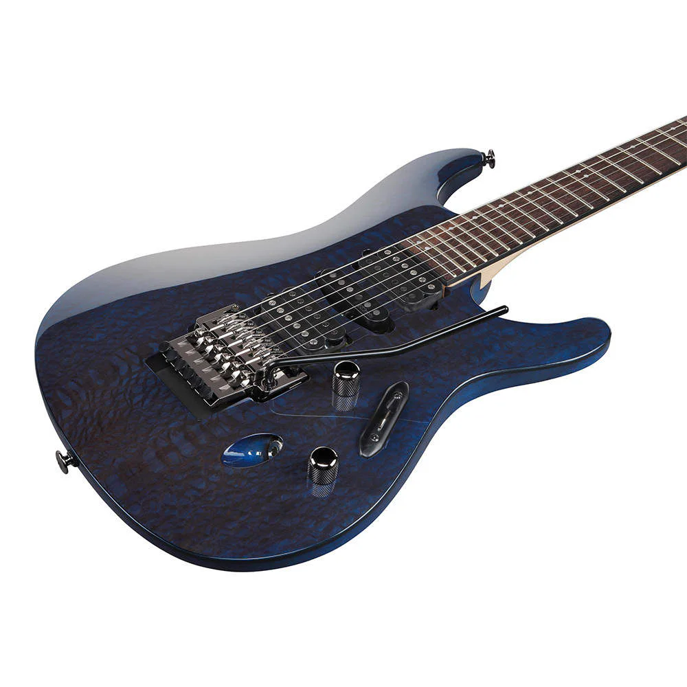 Ibanez S6670SK-DUB · Dark Ultramarine Blue · Manufacturer model reference: angled body view