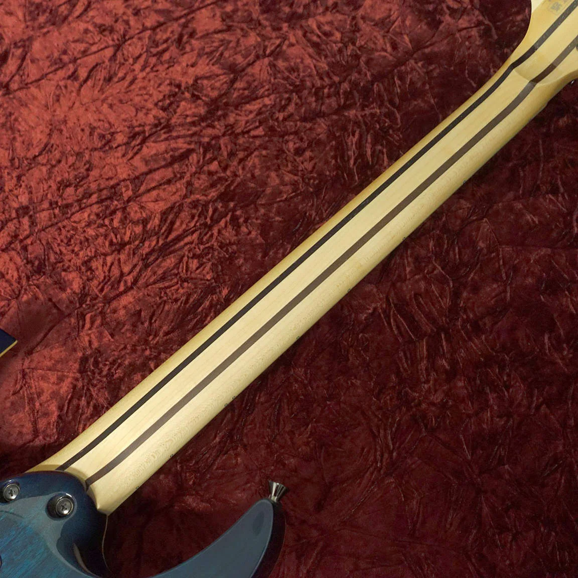 Ibanez RG8570-RBS · Royal Blue Sapphire · Actual instrument: neck back