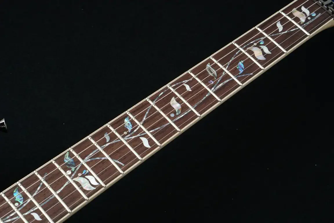 Ibanez j.custom RG8570 · Royal Blue Sapphire · Actual instrument detail