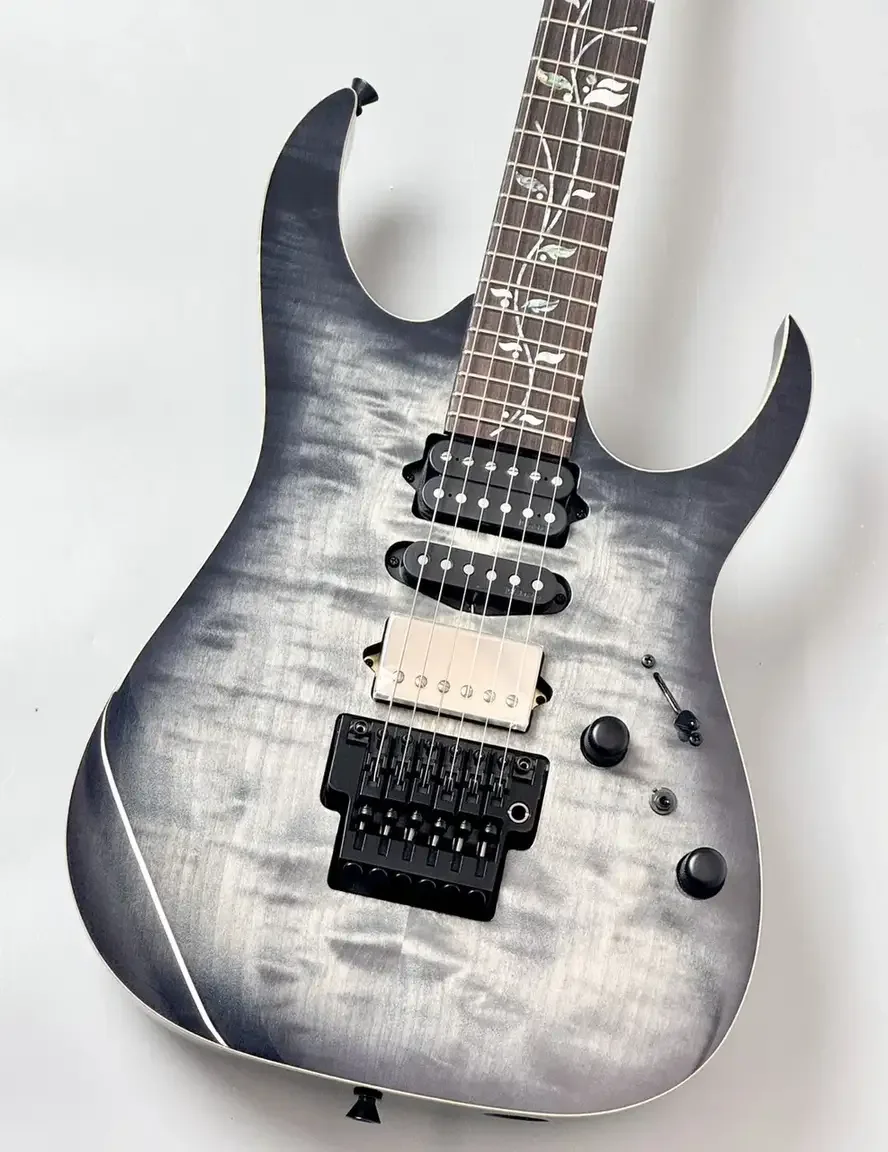 Ibanez j.custom RG8870 · Black Rutile · SG-0043 · Actual body and surface