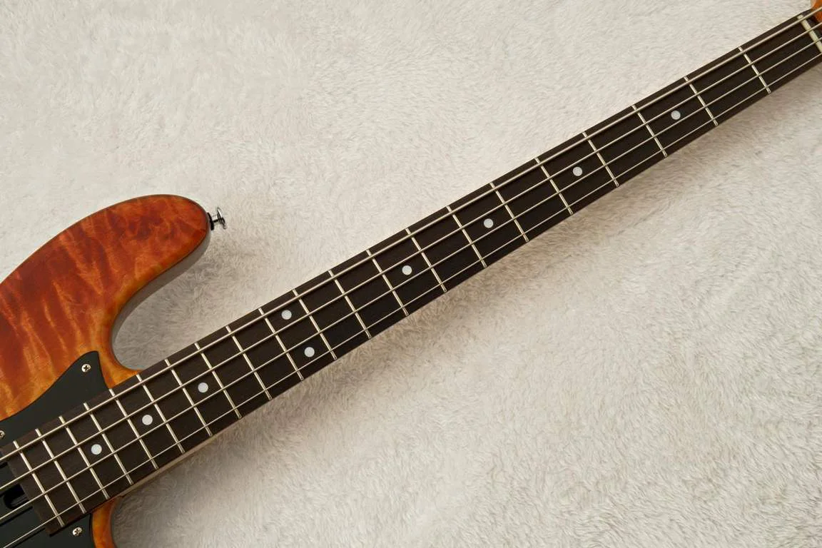 Momose MJ1-EWC/BT/R -Honey Burst Vertical Gradation / HB-VGR- · Actual instrument detail 3