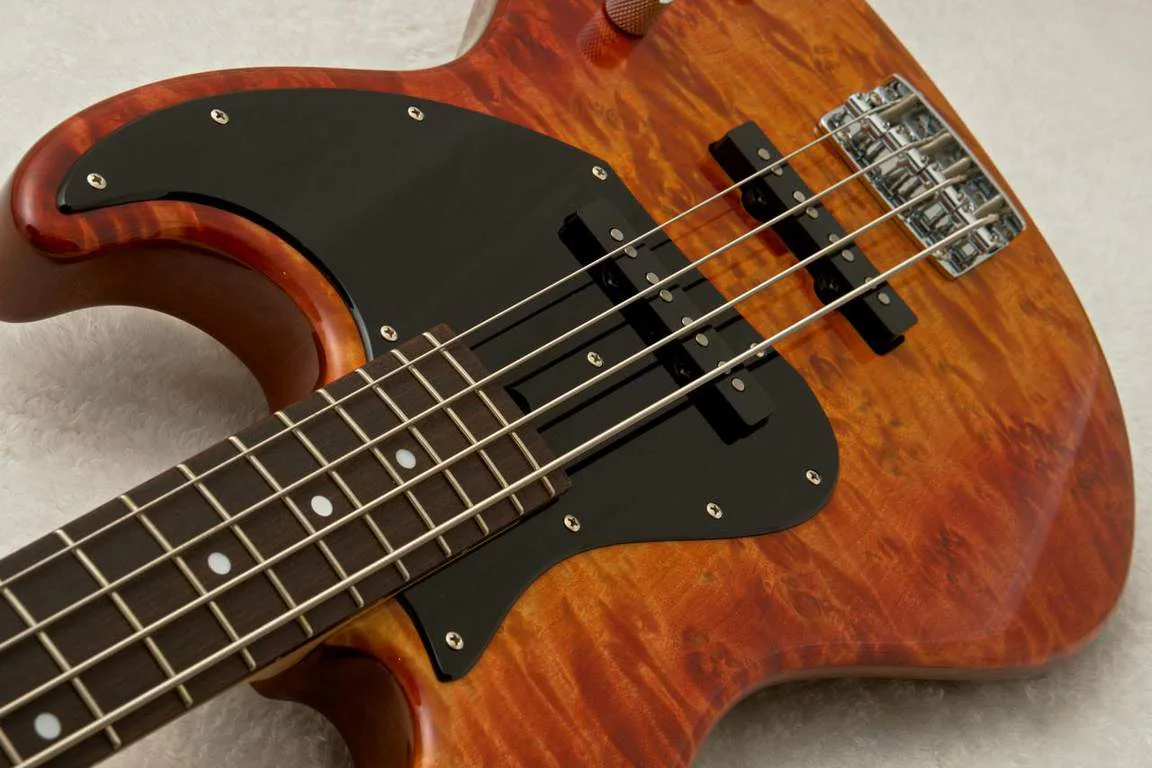 Momose MJ1-EWC/BT/R -Honey Burst Vertical Gradation / HB-VGR- · Actual instrument detail 5