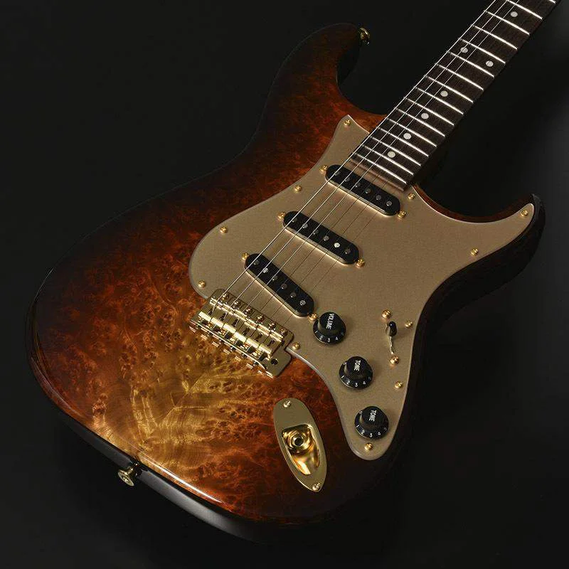 Momose MC-Marblewood/R G 3T-VGR · 3-Tone Vintage Gradation · Actual instrument detail 1