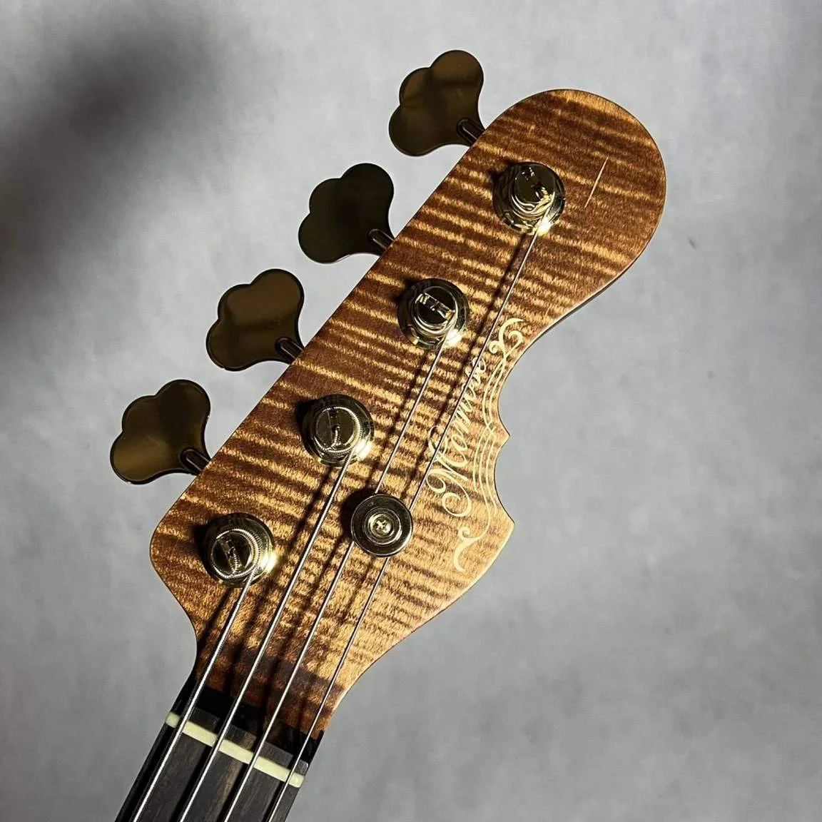 Momose MPJ-Premium/IW · Ironwood Natural · Actual headstock front