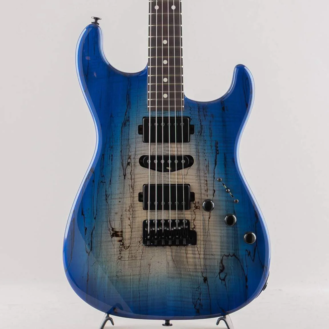 Momose MC1-CTM/SPT/R CHG/BLU-BS · 实物琴体正面与纹理