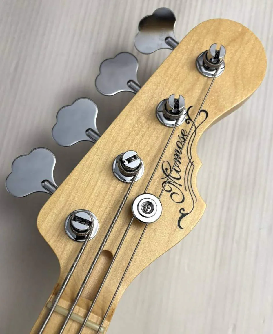 Momose MJ2-STD/M · Natural · Actual headstock front