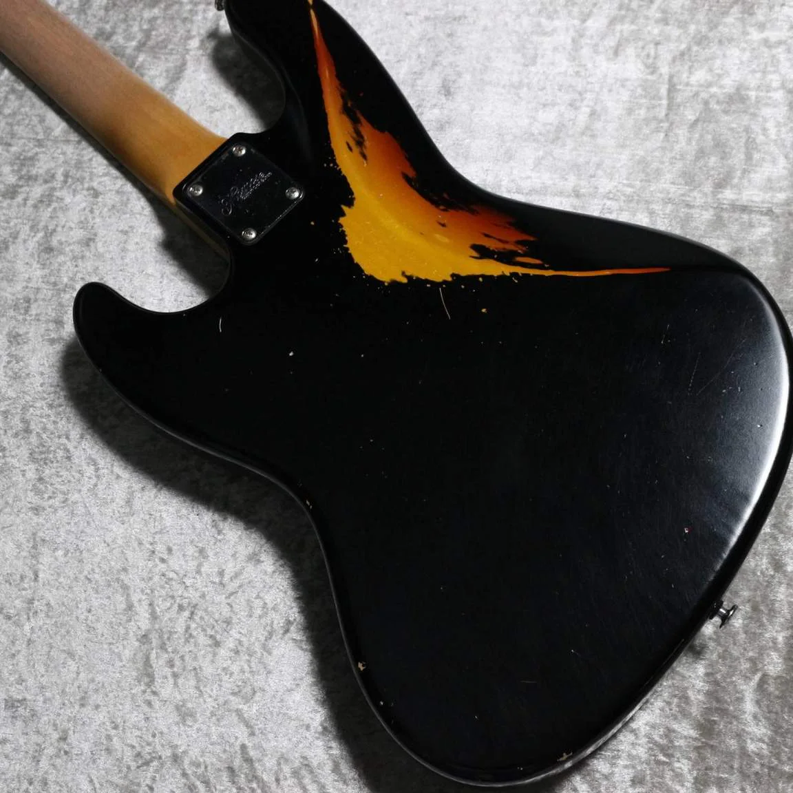 Momose MJ1-STD/R BLK on 3TS Heavy-Aged · Actual instrument detail 3