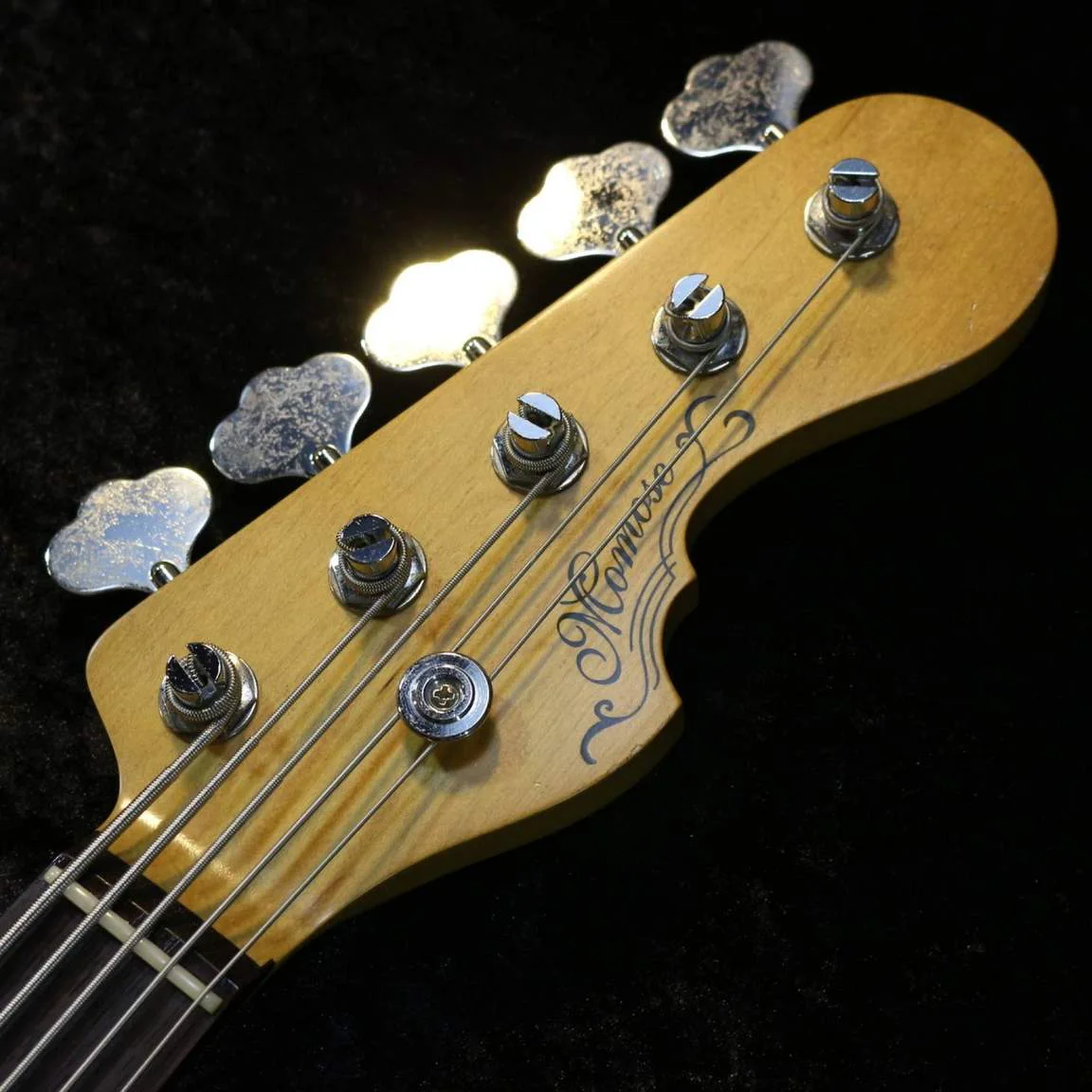 Momose MJ・Five1-STD/R SFG on 3TS Heavy-Aged · Actual headstock front