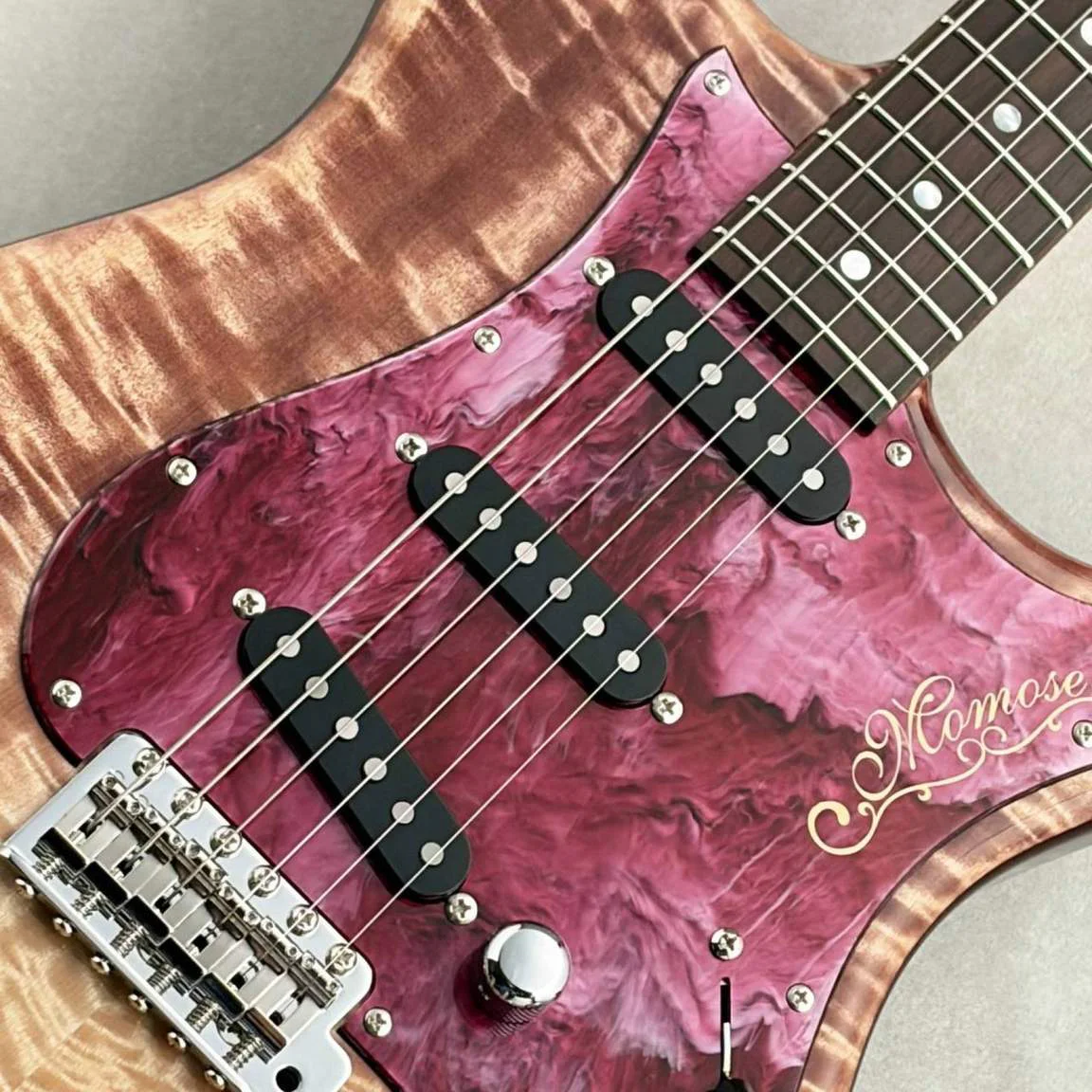 Momose MC-TOCHI WSE'25/NJ · Vintage Wine Red Gradation · 实物细节照片 1