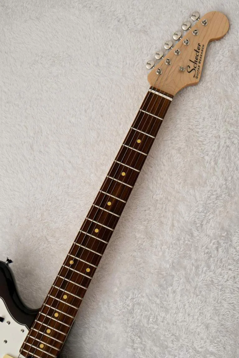 Schecter PS-JM-AL · 3-Tone Sunburst · Actual instrument detail 4