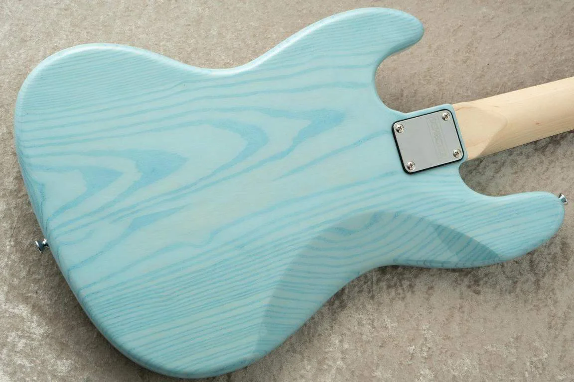 Schecter CB-1-AS · See-Through Sonic Blue · 实物细节照片 1