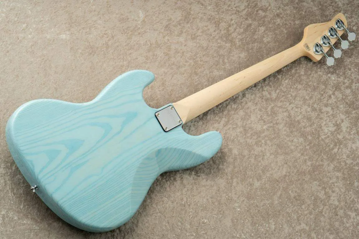 Schecter CB-1-AS · See-Through Sonic Blue · 实物细节照片 2
