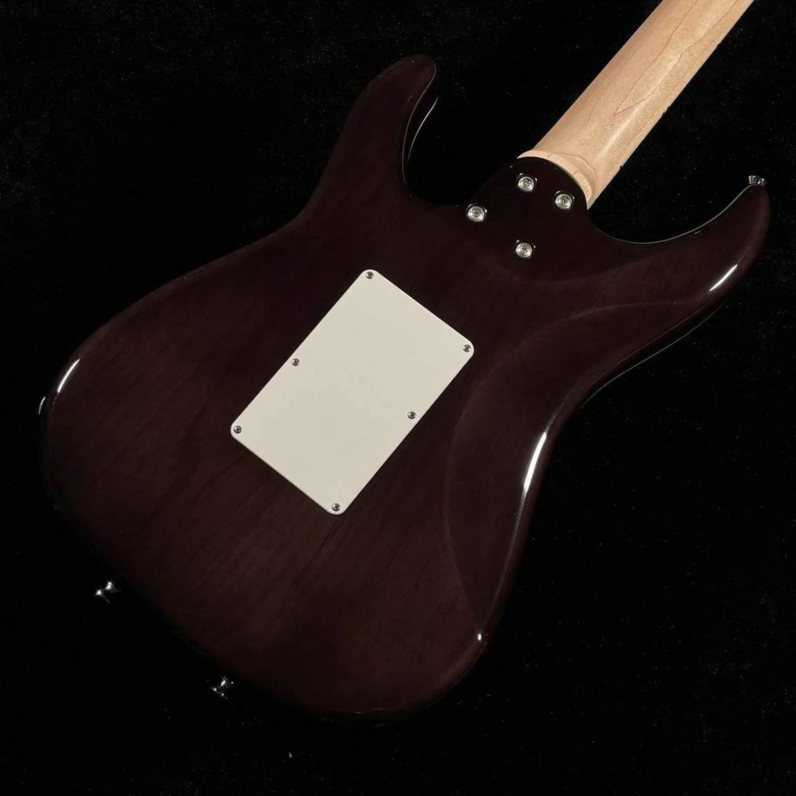 Schecter SD-2-24-AL · See-Through Red · SG-0106 · Actual instrument detail 1