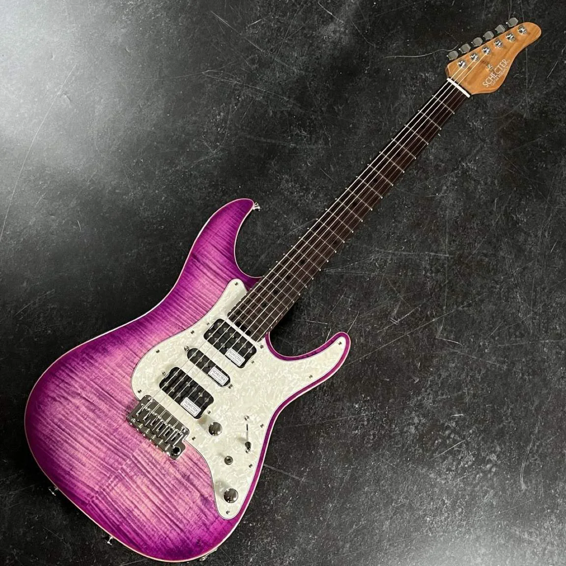 Schecter SD-2-24-AL-VTR-W PRSB/RM/R · Purple-Red Sunburst