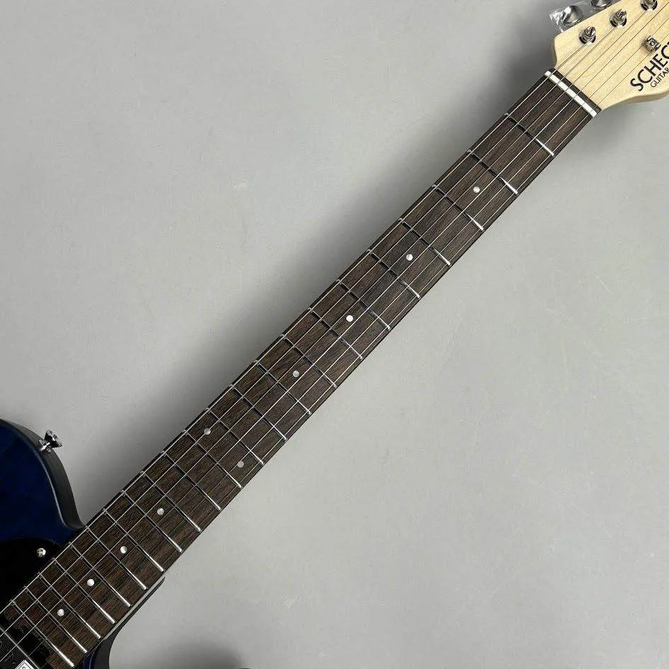 Schecter L-S-PT-AS/R · See-Through Blue · 实物细节照片 2