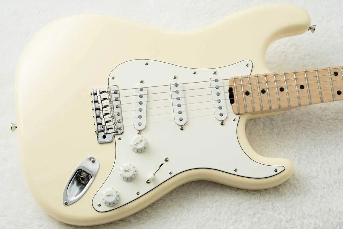 Schecter PS-ST-SC2 · Olympic White · Actual instrument, body front