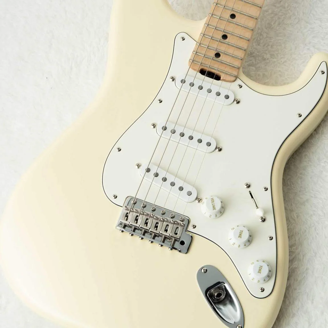 Schecter PS-ST-SC2 · Olympic White · Actual instrument detail 1