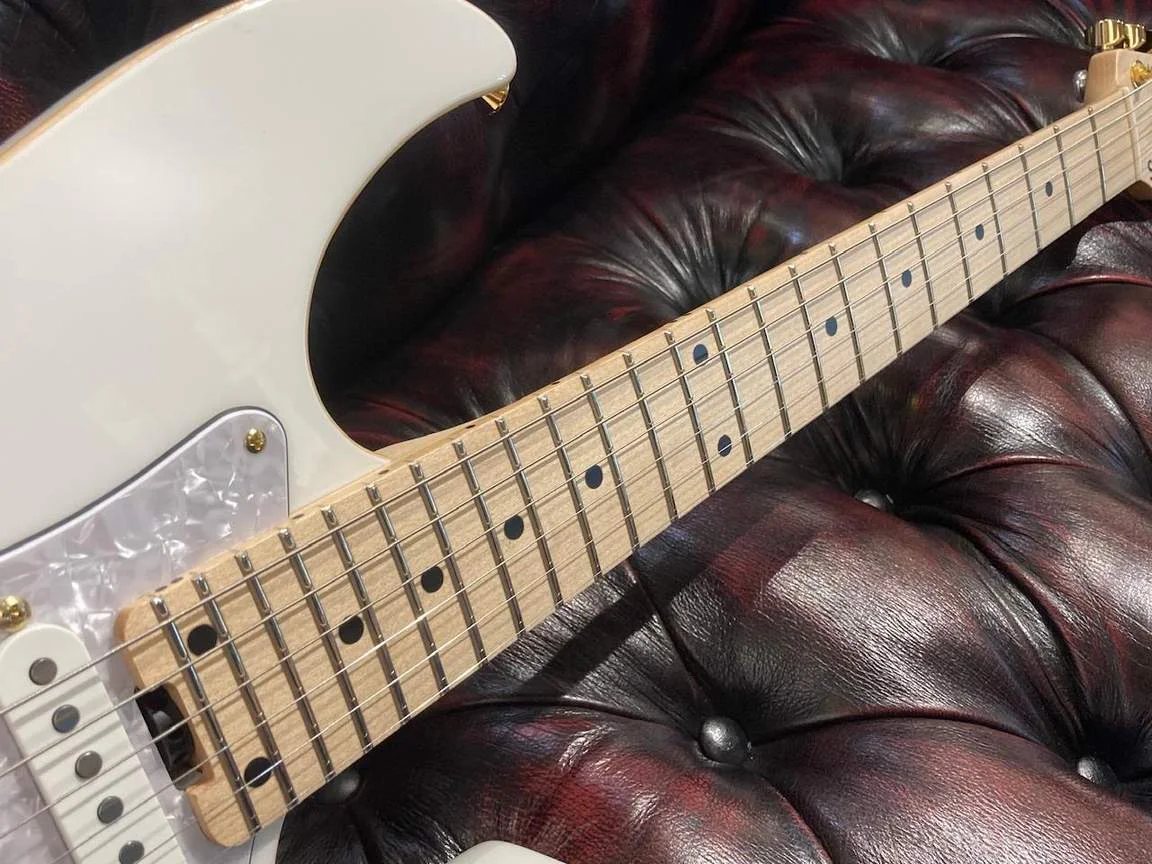 Schecter SD-KC-24-M/AL SS · White · Actual instrument detail 1