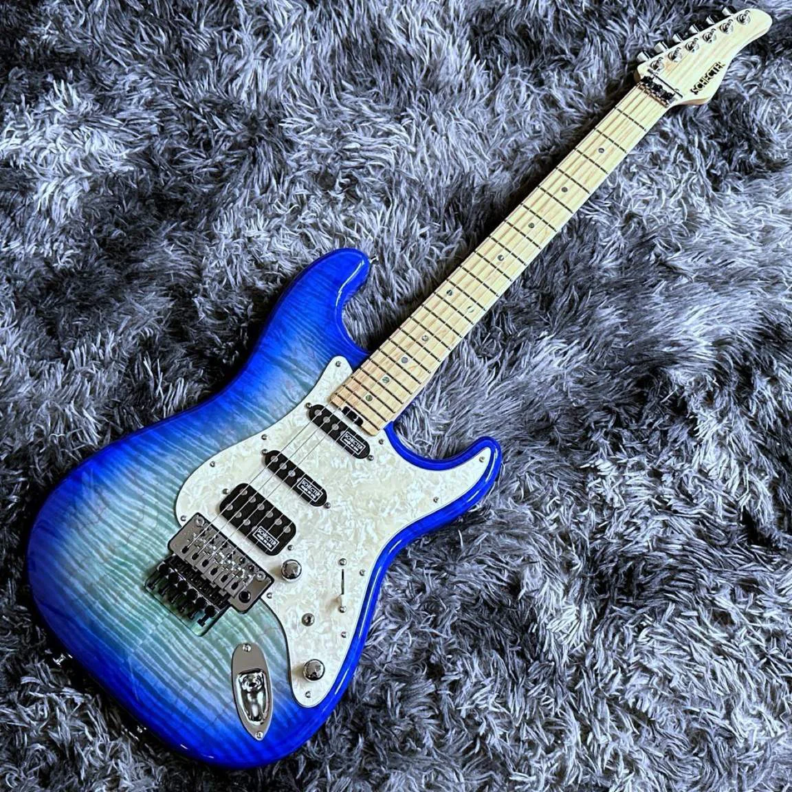 Schecter ST-4-22-CTM-FRT · Indigo Light Blue
