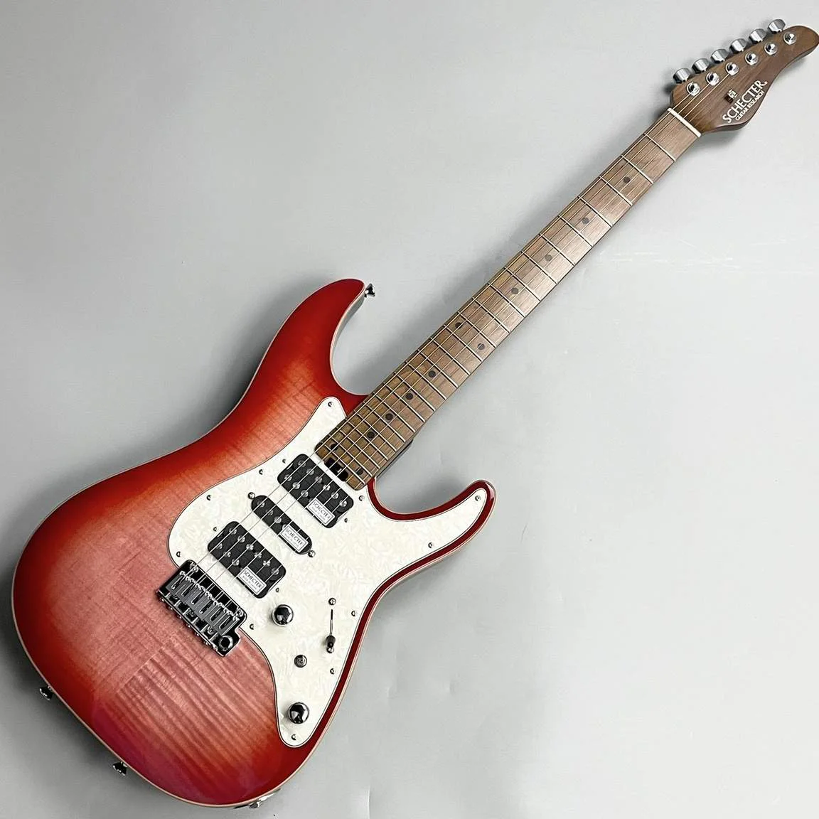 Schecter SD-2-24-AL-VTR-FM/RM · See-Through Orange